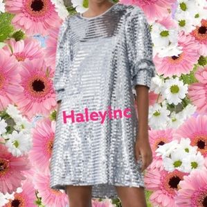 Zara sequin mini dress